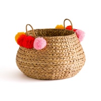 Корзина Из водного гиацинта Ikoya единый размер разноцветный LA REDOUTE INTERIEURS  фото, kupilegko.ru